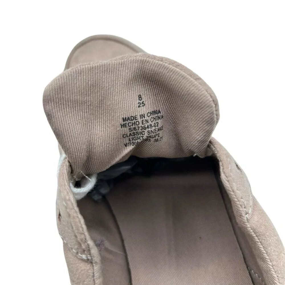Old Navy Womens Comfort Light Taupe Classic Sneakers Size 8